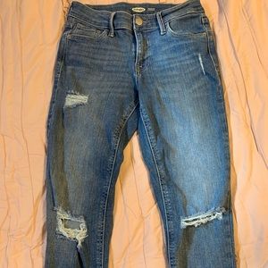 Old navy rockstar super skinny jeans